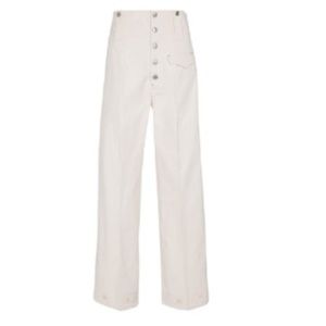 Isabel Marant Darlena Tapered Cotton Workwear Pants